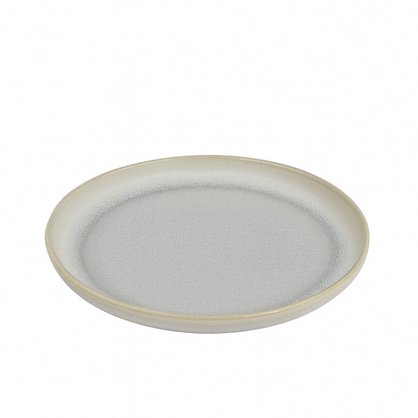 99576-02 – Ceramic Plate 19 cm – Textured Grey Glaze