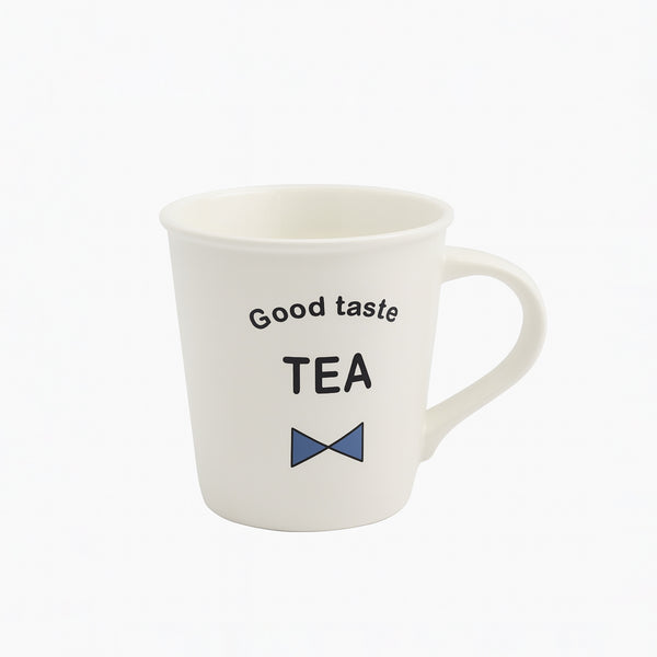 551A-12 Ceramic Mug – Good Taste Tea Print Design