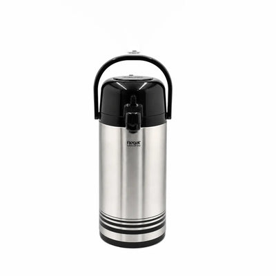 RBA-19MS Regal Air Pot Vacuum Flask with Glass Liner – 1.9L – Stainless Steel & Black Finish