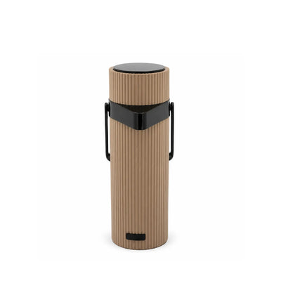 25082 Air Pot Vacuum Flask – 1L – Brown with Black Finish