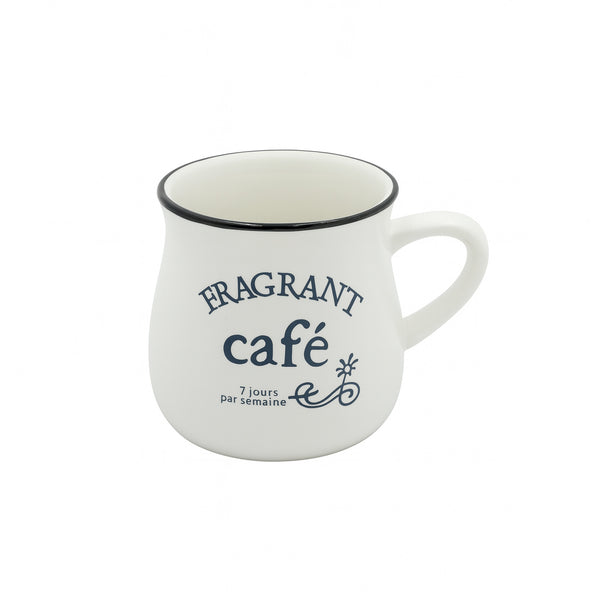 551-3 Ceramic Mug – Fragrant Café Print Design