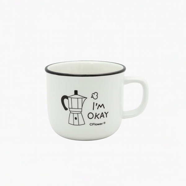 551A-10 Ceramic Mug – Coffee Pot Print Design