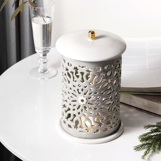 Asala Large Candle Holder Grey Gold-ET2586