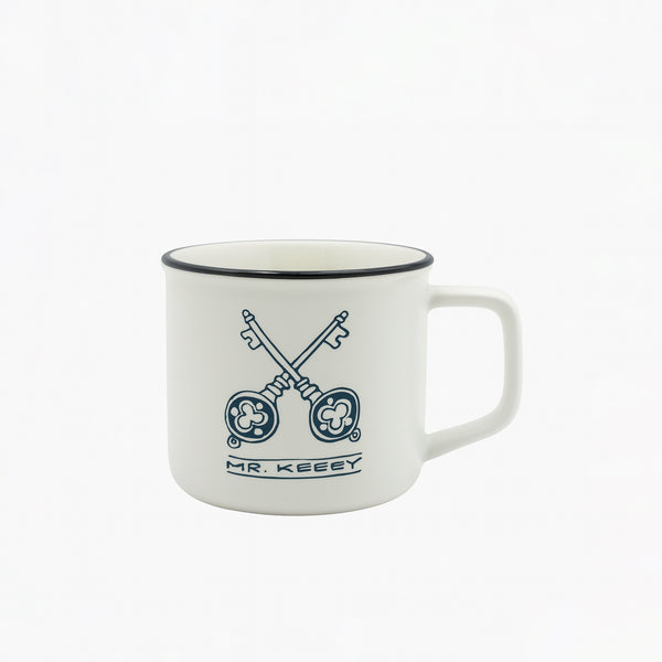 551A-15 Ceramic Mug – Mr. Keeey Crossed Keys Print Design