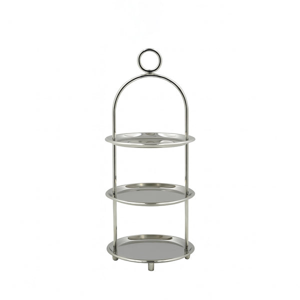 SBTC129-R Steel 3-Tier Stand with Ring Knob – 38cm (H)