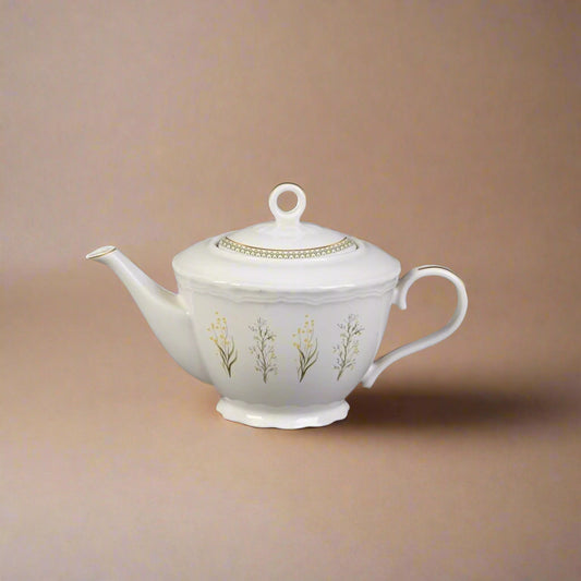 Ceramic Teapot – 860cc Capacity – Elegant White Finish   – SC3949