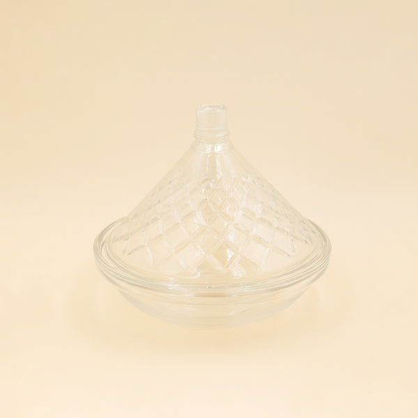 CP2308TCH Glass Tagine – 28cm (D) – Large Serving Dish with Dome Lid