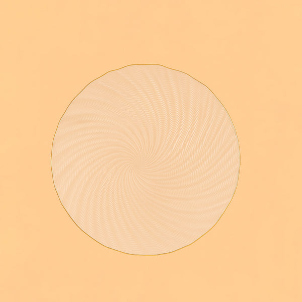 Glass Plate with Gold Line – Available in 8.5 inches, 7.5 inches, 11 inches & 13 inches – Elegant Dining Accessory – Model 1111