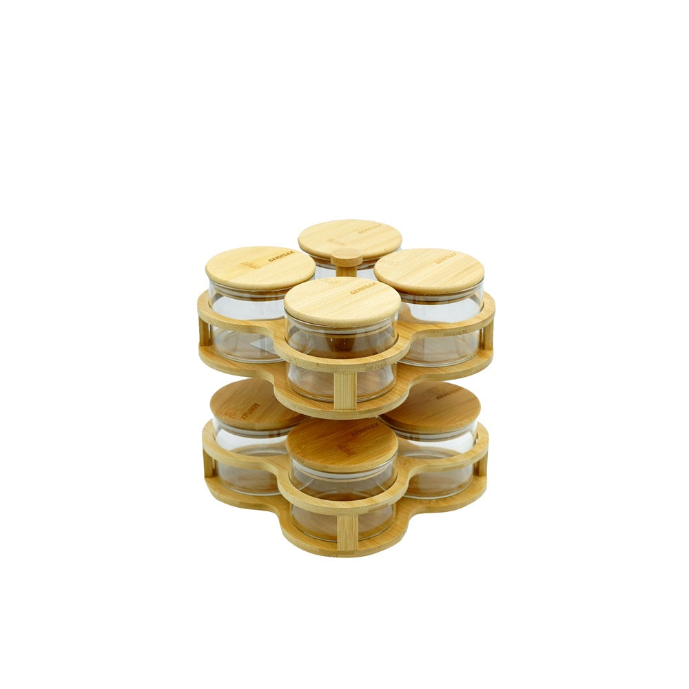 4041 Storage Jars With Rotating Rack