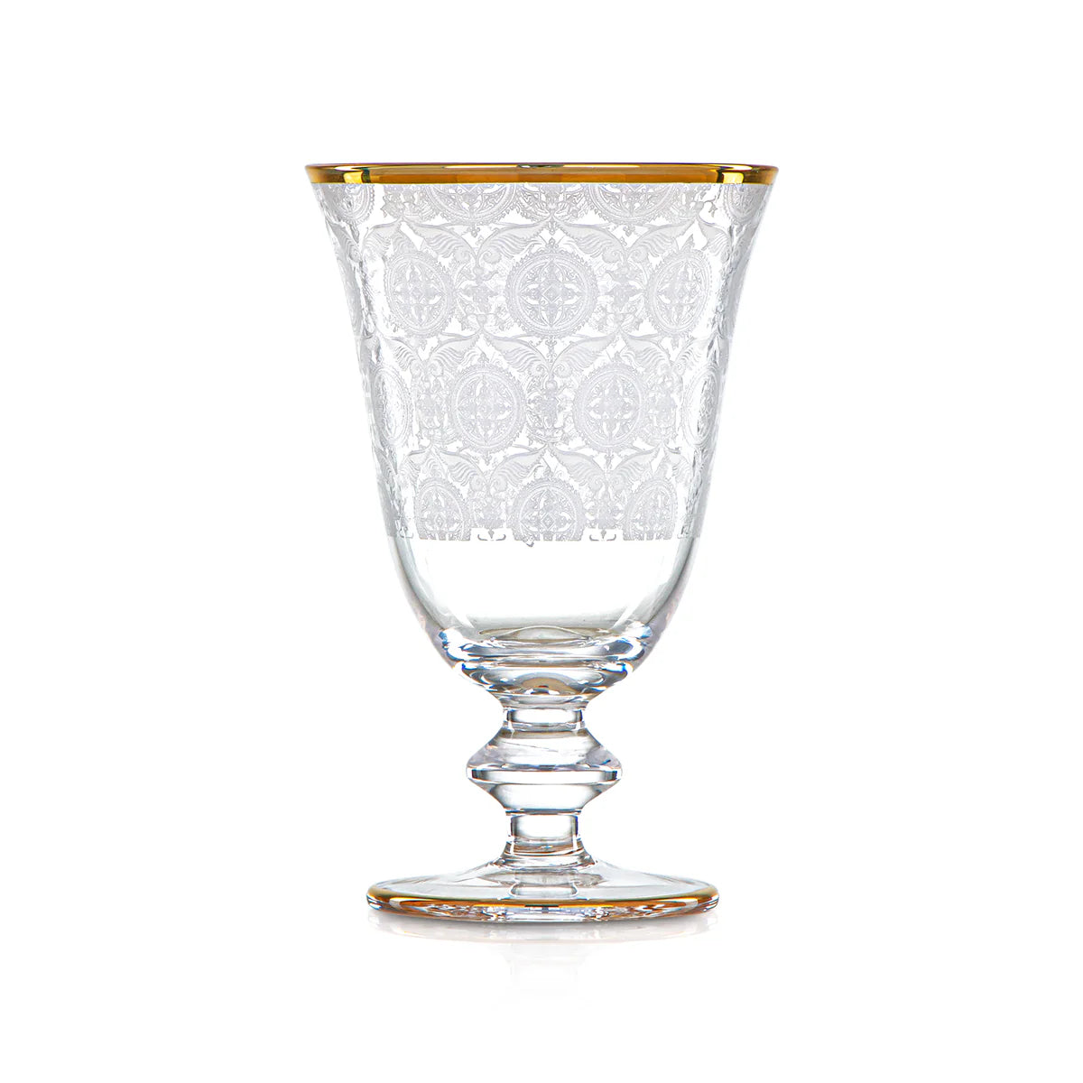 Juice Cup Set – 6 Piece – 250 ml – Gold Rim – 1140B-Agw