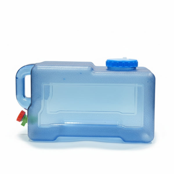 TZ-80026 Plastic Water Bottle – 22 Liter Camping Water Container With Tap – Blue