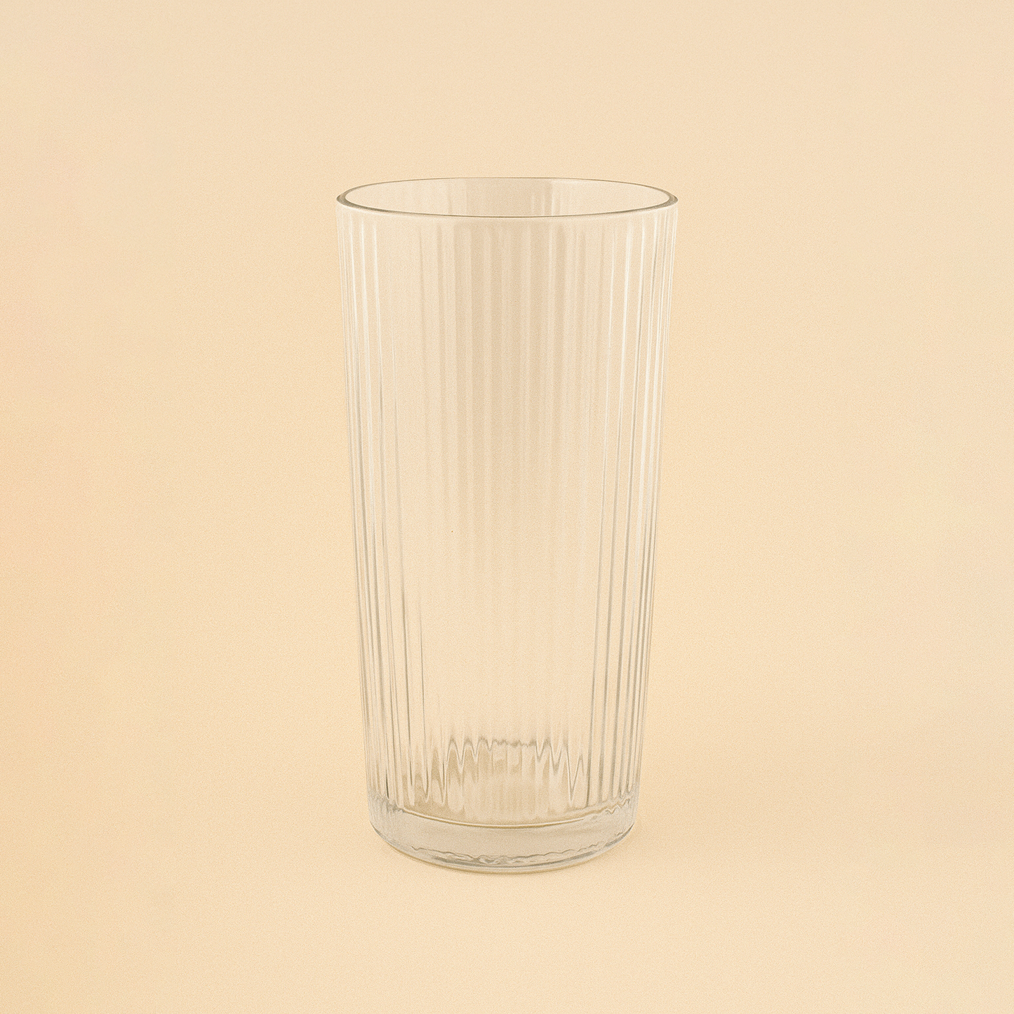 SJ200A – Ribbed Drinking Glass – 7cm (D) x 15cm (H)