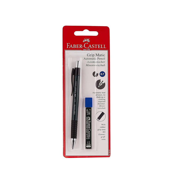 FCC131901 – Faber-Castell Grip Matic Mechanical Pencil 0.7mm with Lead Refill