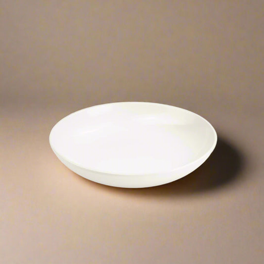 Ceramic Desert Plate – 8 Inches – Glossy White – 97756-08 / 99316-06