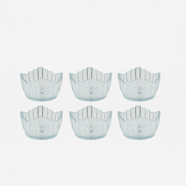 ISF-980 Glass Bowl Set 6-Piece – 325cc Capacity, 115mm Diameter, 72mm Height