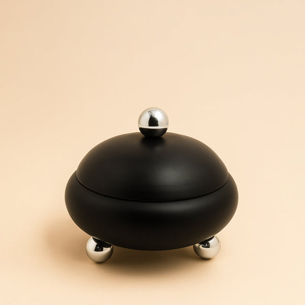 29C821-1 – Round Serving Bowl Black – 19cm (D)