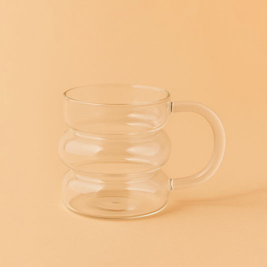 GLA25955 – Double-Walled Glass Cup – 500ml – Clear