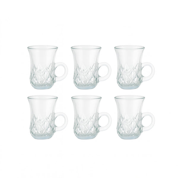 4219 Estikana Glass Set – 6 Pieces – 150ml Capacity