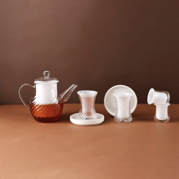 RA173011 – Ocean 19-Piece Tea Set – White