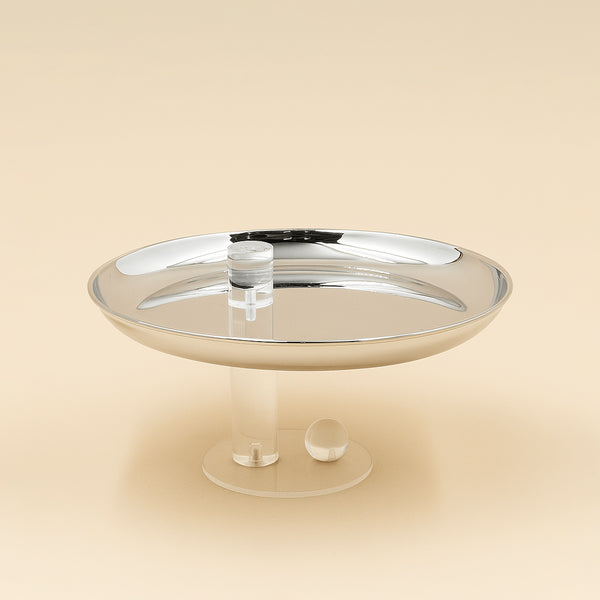 25260-22 – Dessert Table – Round Mirror Top with Transparent Acrylic Base