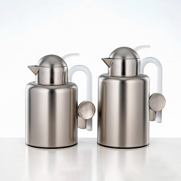 FG819 Vacuum Flask 2-Piece Set (1.5L + 1.0L) – Matt Nickel & Frost Finish