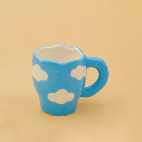 Ceramic Cup With Cloud Pattern – 9cm (D) x 10cm (H) – 99320-02