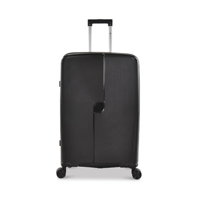 HT-7918 HT Trolley Case Black – PP Hard Shell Luggage with TSA Lock & 360° Spinner Wheels