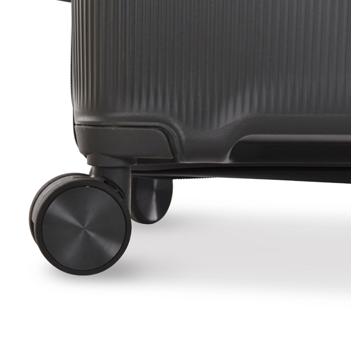 HT-7918 HT Trolley Case Black – PP Hard Shell Luggage with TSA Lock ...