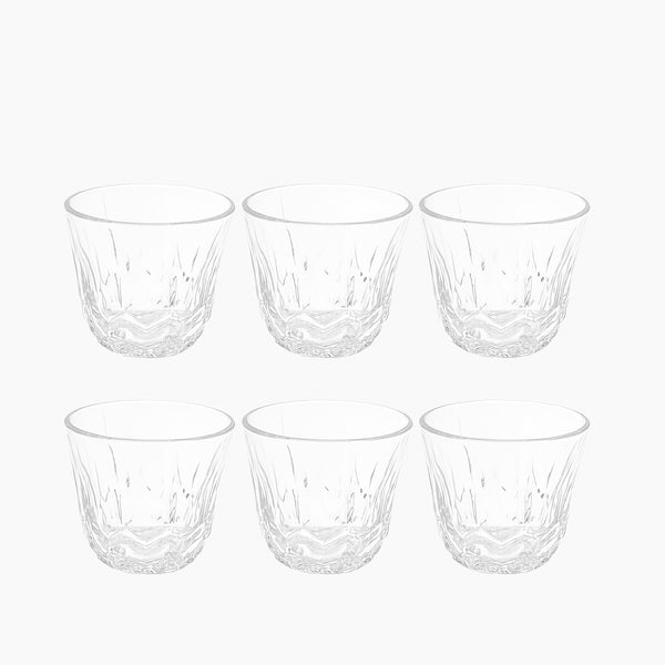 1495B0018 – Glass Cawa Cup 6-Piece Set