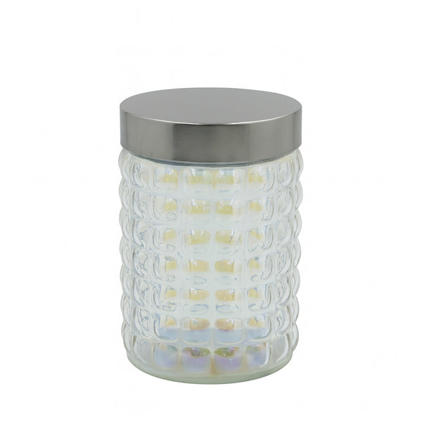 HMP10787 Glass Storage Jar with Metal Lid – 1200 ml