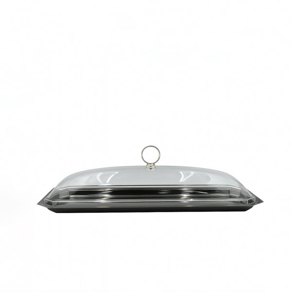 CD-7429 – Long Rectangular Serving Tray with Acrylic Lid – 53cm (W) x 17cm (L)