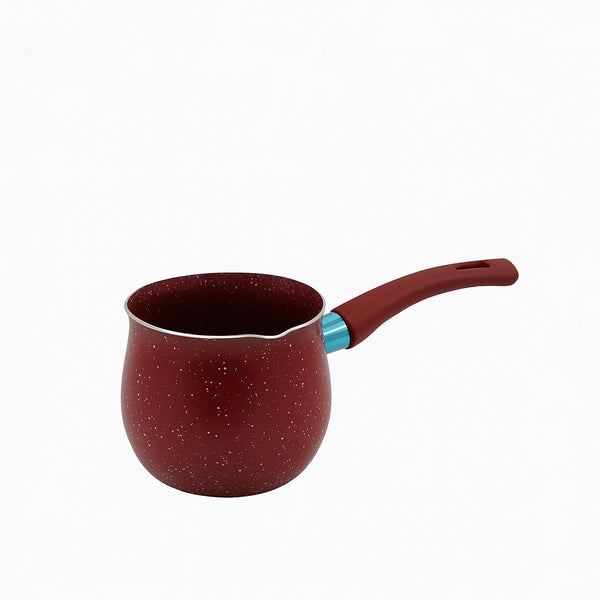 SB-20387 – Coffee Warmer Pot – 8cm Non-Stick Granite Finish with Wooden Handle