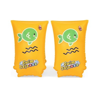 Bestway Swim Safe ABC Swimming Arm Bands 30 x 15 CM Yellow Siddiq Gifts