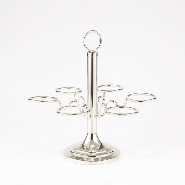 CD-7622 Stainless Steel Cawa Cup Stand – Silver – 6 Cups Stand