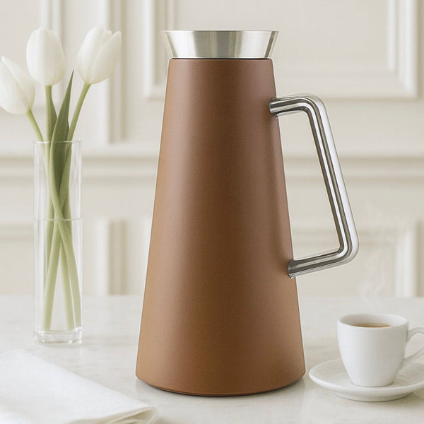 75410 Lumora Vacuum Flask 1L – Chocolate Brown