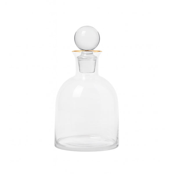 575-11 Glass Decanter – Clear Dome Shape with Round Stopper