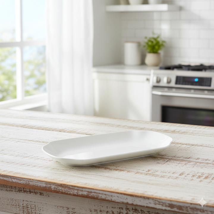 1618-08 Ceramic Plate – 11 Inch White Premium Dinner Plate – Siddiq Gifts Mussafah Abu Dhabi