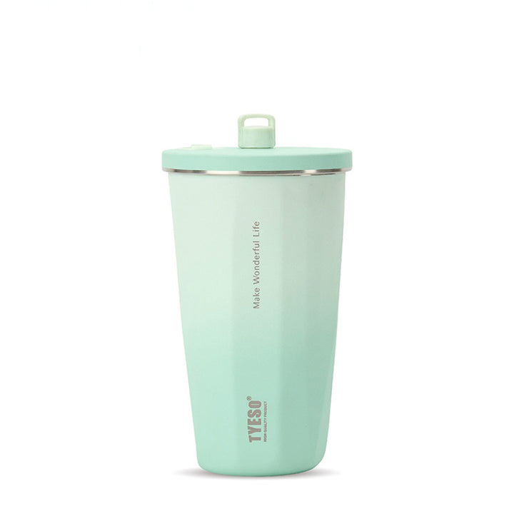 TYESO 1620-13 Vacuum Insulated Tumbler 600 ml Cyan Stainless Steel – Leak-Resistant Reusable Straw Cup from Siddiq Gifts Mussafah, Abu Dhabi