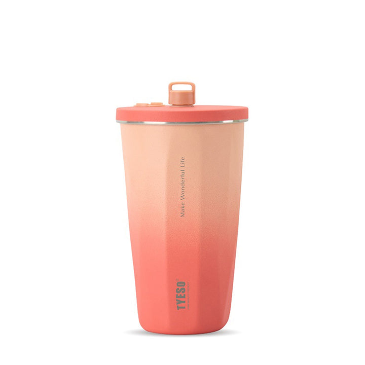 TYESO 1620-13 Vacuum Insulated Tumbler 600 ml Cyan Stainless Steel – Leak-Resistant Reusable Straw Cup from Siddiq Gifts Mussafah, Abu Dhabi