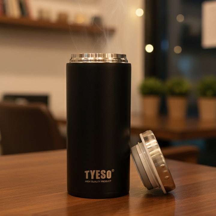 1620-14 Vacuum Insulated Bottle 200ml – Black Stainless Steel | Siddiq Gifts Mussafah Abu Dhabi