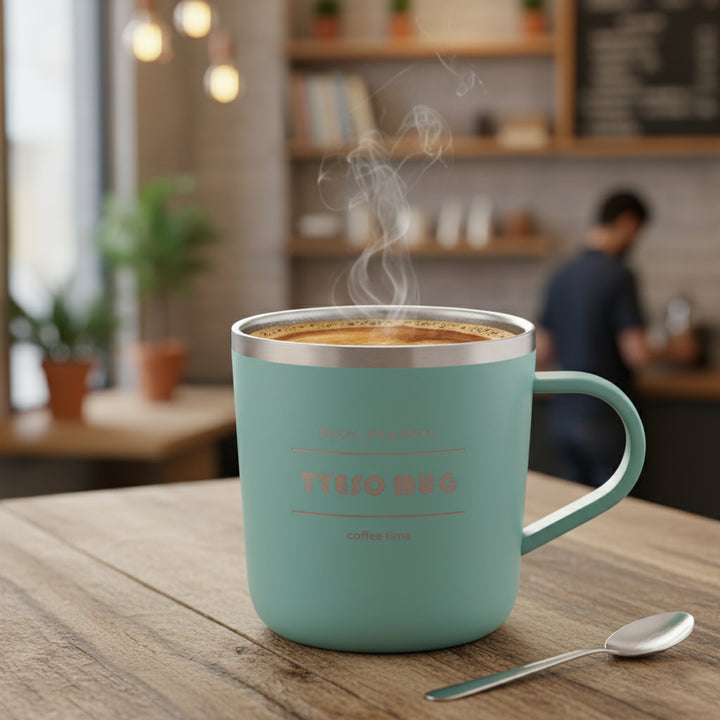 1620-15 Vacuum Insulated Mug 260ml – Green Stainless Steel | Siddiq Gifts Mussafah Abu Dhabi