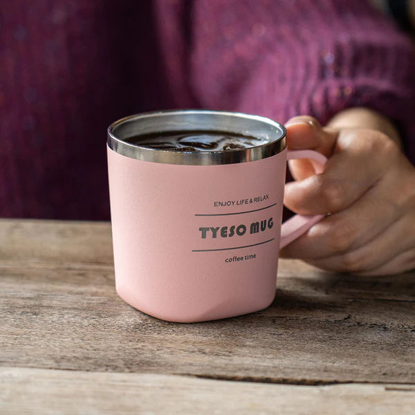 1620-15 Vacuum Insulated Mug 260ml – Pink Stainless Steel | Siddiq Gifts Mussafah Abu Dhabi