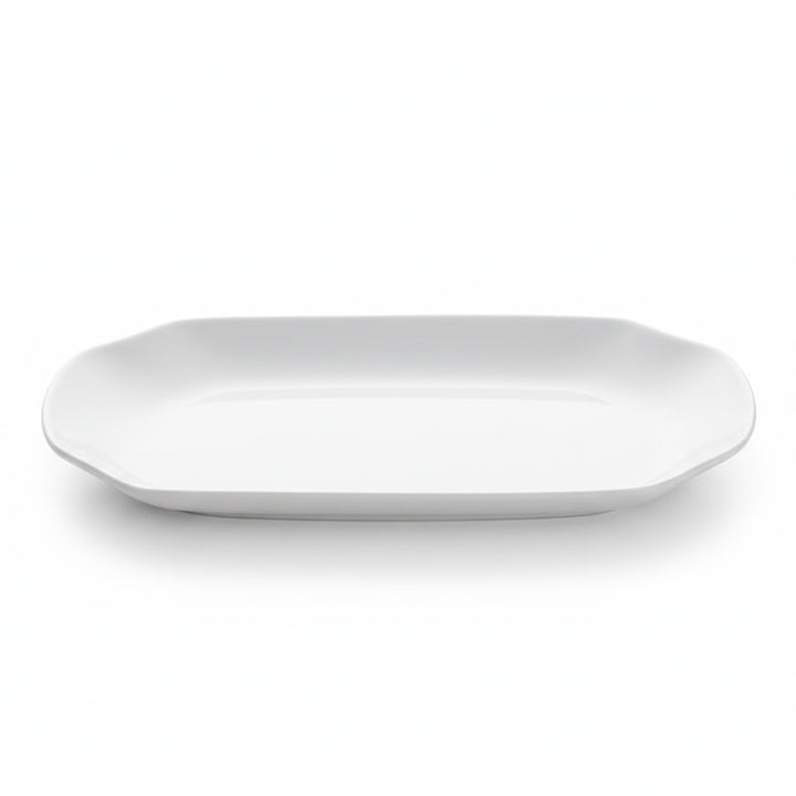 1622-08 Ceramic Oval Plate – 10.5 Inch White Premium Serving Plate – Siddiq Gifts Mussafah Abu Dhabi