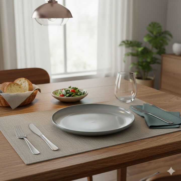 1625-01 Ceramic Dinner Plate – 10.5 Inch Grey Premium Dinner Plate – Siddiq Gifts Mussafah Abu Dhabi