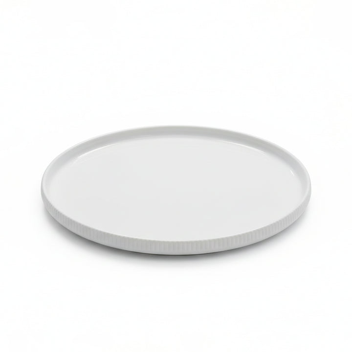1626-03 Ceramic Salad Plate – 8 Inch White Premium Serving Plate – Siddiq Gifts Mussafah Abu Dhabi