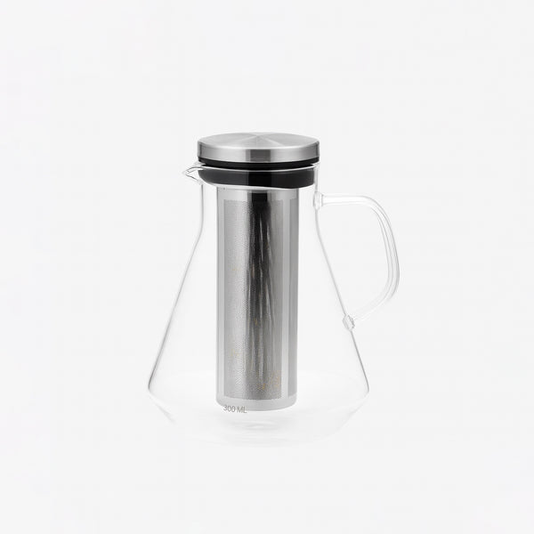 100791-14 Cold Brew Pot Coffee Maker – 1200 ml – Glass with Stainless Steel Filter