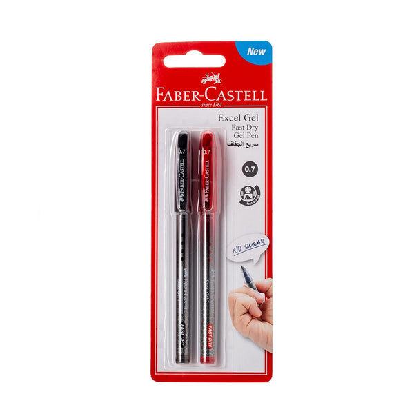 FCM641510 – Faber-Castell Excel Gel Pens – 0.7mm – 2-Piece Set