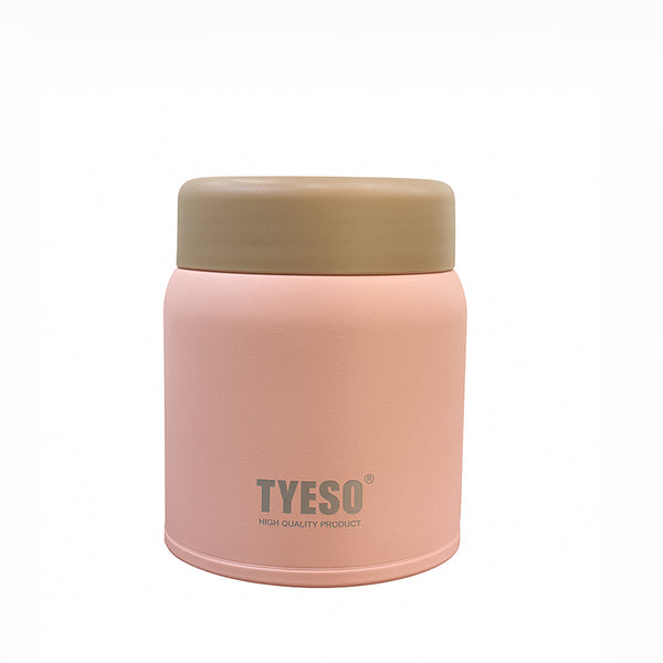 TYESO 1799-07 Vacuum Food Jar 220 ml Pink Stainless Steel – Compact Reusable Insulated Food Container from Siddiq Gifts Mussafah, Abu Dhabi