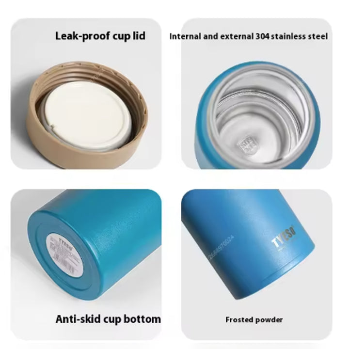 TYESO 1799-07 Vacuum Food Jar 220 ml Teal Stainless Steel – Compact Reusable Insulated Food Container from Siddiq Gifts Mussafah, Abu Dhabi