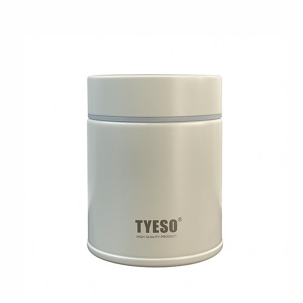 TYESO 1799-09 Vacuum Food Jar 200 ml White Stainless Steel – Compact Reusable Insulated Food Container from Siddiq Gifts Mussafah, Abu Dhabi